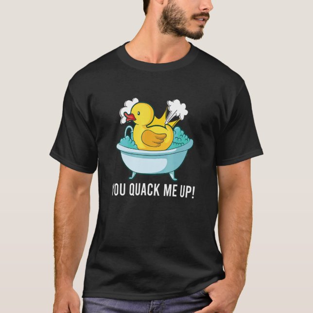 T-shirt Rubber Duck Ducks Duck  Bathroom Bubble 1 (Devant)