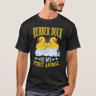 T-shirt Rubber Duck Est Mon Esprit Animal Backprint Rubber