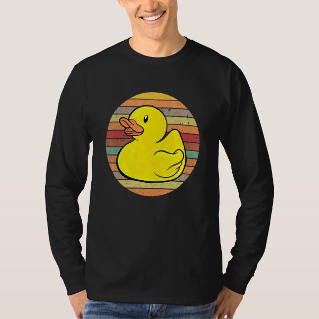 T-shirt Rubber Duckie Rubber Duck Bain Rétro (Devant)