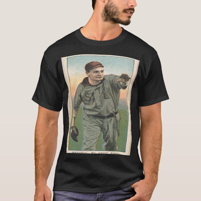 T-shirt Rube Waddell Baseball 1909 (Devant)