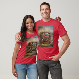 T-shirt Rubies Et Couteaux Coeur Steampunk Series