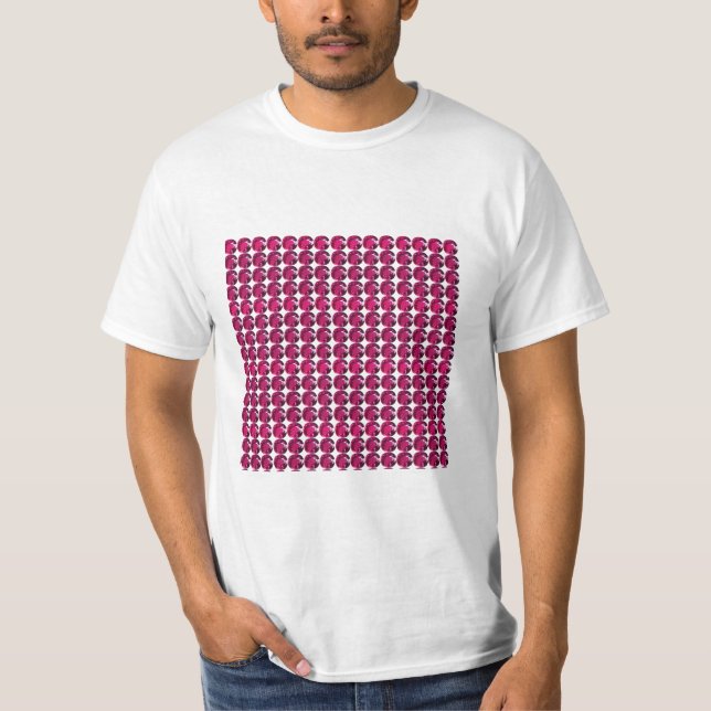 T-shirt Ruby Gemstone Art, Rouge (Devant)
