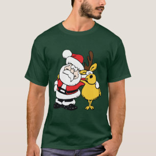 T-shirt Rudolph et Père Noël Buddies