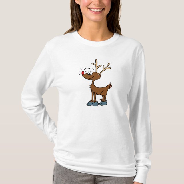 T-shirt Rudolph heureux (Devant)