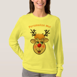 T-shirt Rudolph - Père Noël Renard à nez rouge