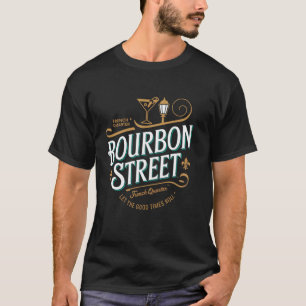 T-shirt Rue Bourbon Quartier Français La Nouvelle-Orléans