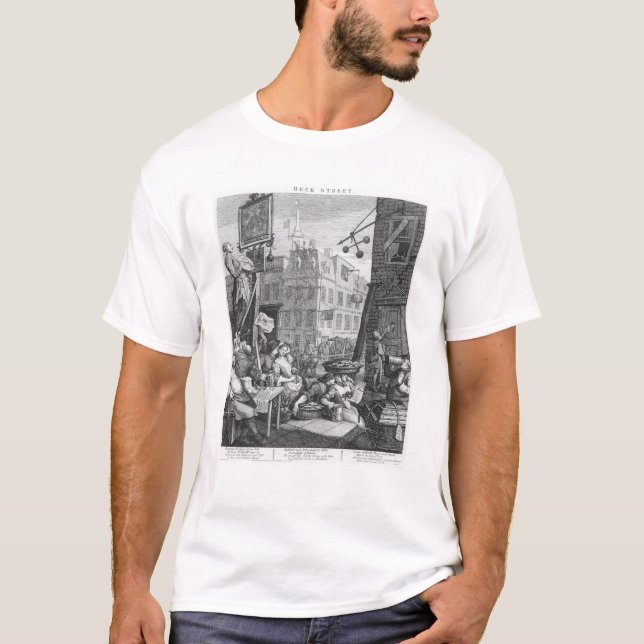 T-shirt Rue de bière, 1751 (Devant)
