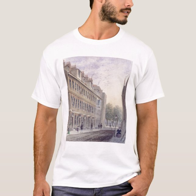 T-shirt Rue de Fludyer regardant vers le Parlement (Devant)