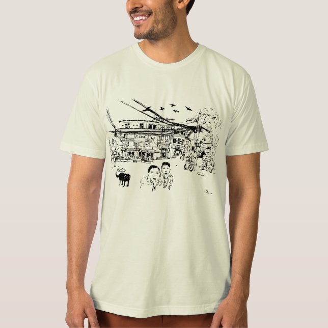 T-shirt Rue de Katmandou (Devant)
