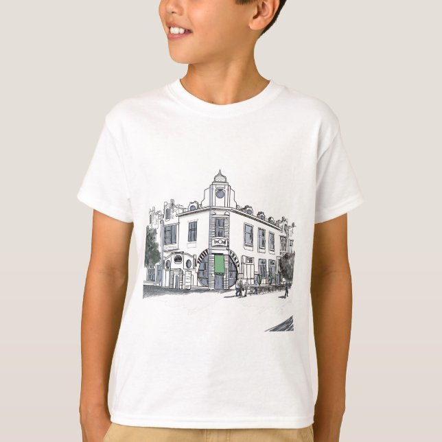 T-shirt rue de la vieille ville (Devant)