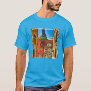 T-shirt Rue de la vieille ville Estonie