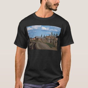 T-shirt Rue de village du Yukon de fort