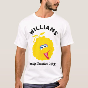 T-shirt Rue Sésame   Big Bird Famille Vacances
