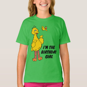 T-shirt Rue Sésame Big Bird & Little Bird Anniversaire