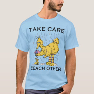 T-shirt Rue Sésame   Big Bird Prenez soin de vous