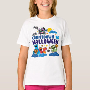 T-shirt Rue Sésame Compte à rebours pour Halloween