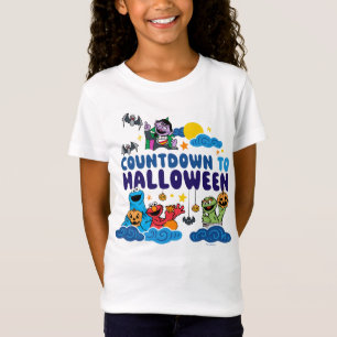 T-Shirt Rue Sésame   Compte à rebours pour Halloween