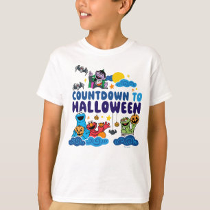 T-shirt Rue Sésame   Compte à rebours pour Halloween
