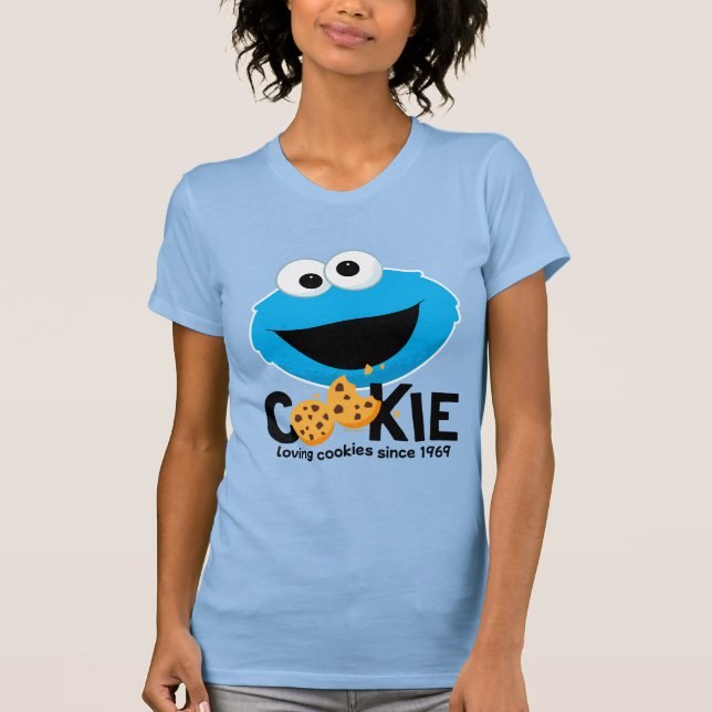 T-shirt Rue Sésame | Cookie Monster Lookies (Devant)