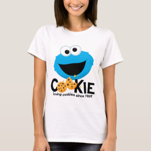 T-shirt Rue Sésame   Cookie Monster Lookies