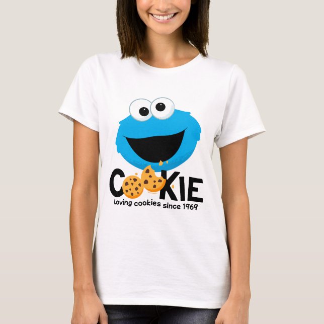 T-shirt Rue Sésame | Cookie Monster Lookies (Devant)