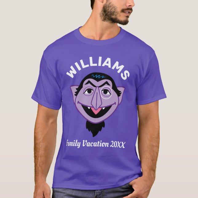 T-shirt Rue Sésame | Count Vacances familiales (Devant)