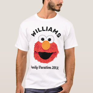T-shirt Rue Sésame   Elmo Famille Vacances