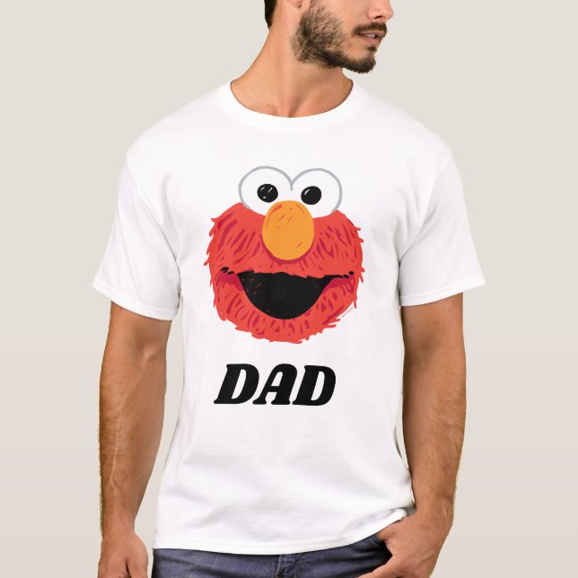 T-shirt Rue Sésame | Elmo Papa (Devant)