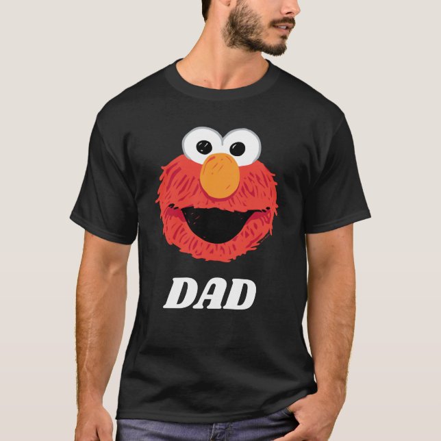 T-shirt Rue Sésame | Elmo Papa (Devant)