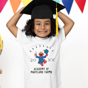 T-shirt Rue Sésame   Elmo Preschool Graduate