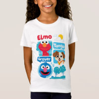Rue Sésame | Elmo, Tango, & Grover Park Graphic