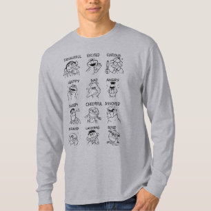 T-shirt Rue Sésame   Émotions et sentiments