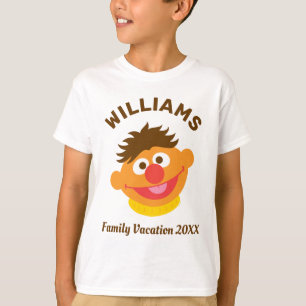 T-shirt Rue Sésame   Ernie Famille Vacances