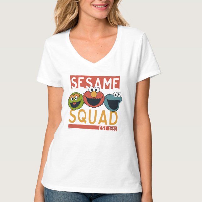 T-shirt Rue Sésame - Escadron Sésame (Devant)