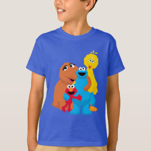 T-shirt Rue Sésame Groupe Hug