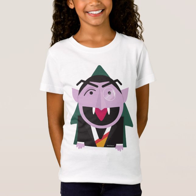 T-Shirt Rue Sésame | Illustration Count von Count (Devant)