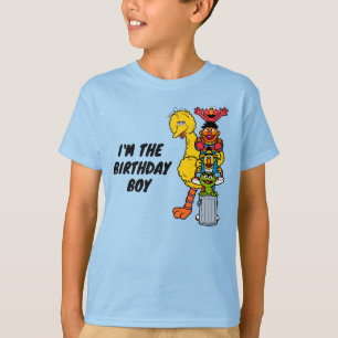 T-shirt Rue Sésame   Je suis le garçon d'anniversaire