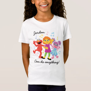 T-Shirt Rue Sésame   Julia, Elmo & Abby Dancing