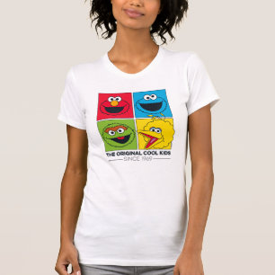 T-shirt Rue Sésame   Les Enfants Cool d'origine