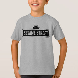 T-shirt Rue Sésame   Logo B&W