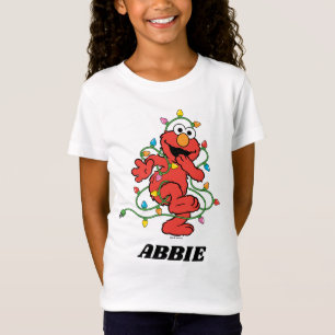 T-Shirt Rue Sésame   Lumières de Noël Elmo