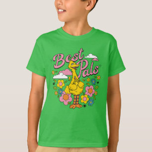 T-shirt Rue Sésame   Meilleurs potes d'oiseaux jaunes