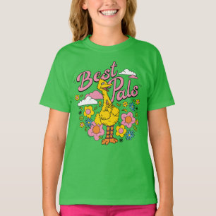 T-shirt Rue Sésame Meilleurs potes d'oiseaux jaunes