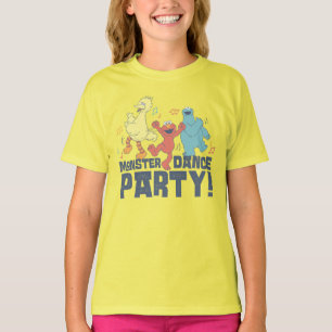 T-shirt Rue Sésame Monster Dance Party