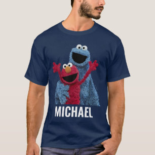 T-shirt Rue Sésame   Monstre Elmo & Cookie