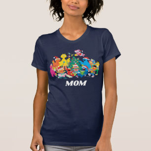 T-shirt Rue Sésame   Noël avec toute la bande