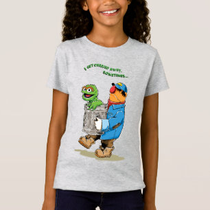 T-Shirt Rue Sésame Oscar & Bruno l'éboueur