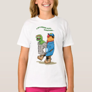 T-shirt Rue Sésame   Oscar & Bruno l'éboueur