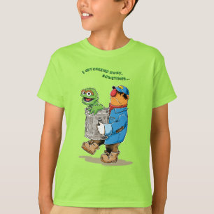 T-shirt Rue Sésame   Oscar & Bruno l'éboueur