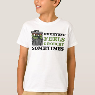 T-shirt Rue Sésame   Oscar le Grouch se sent Grouch